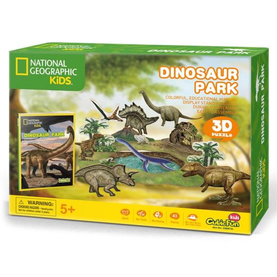 Cubicfun National Geographic Kids 3d Puzzle Dinozor