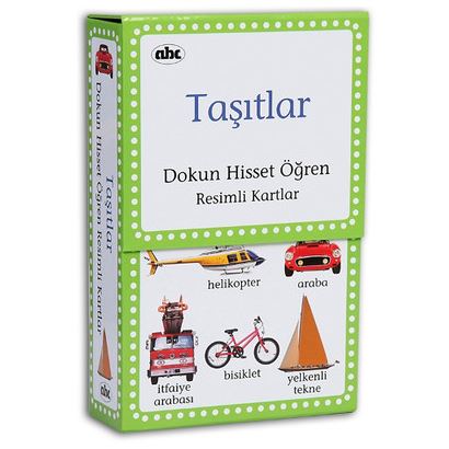 Dokun Hisset Öğren Resimli Kartlar Taşıtlar 0