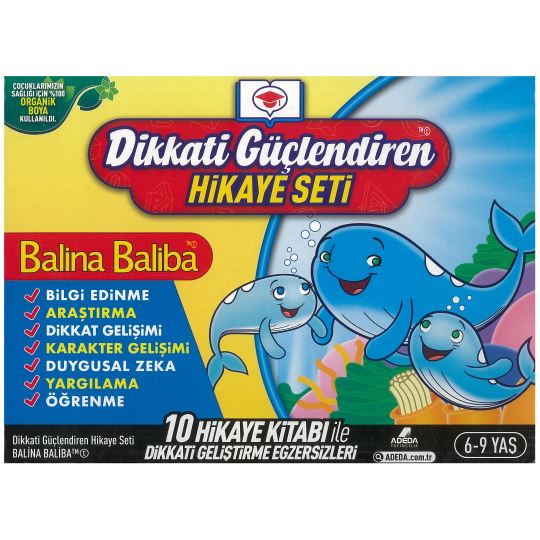 Dikkati Güçlendiren Hikaye Seti 6 - 9 Yaş