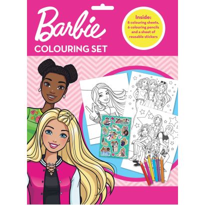 Barbie Colouring Set