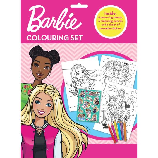 Barbie Colouring Set