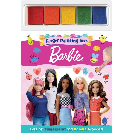 Barbie Finger Painting Book