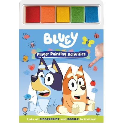 Bluey Finger Painting Book