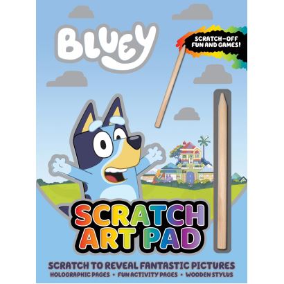 Bluey Scratch Art Pad