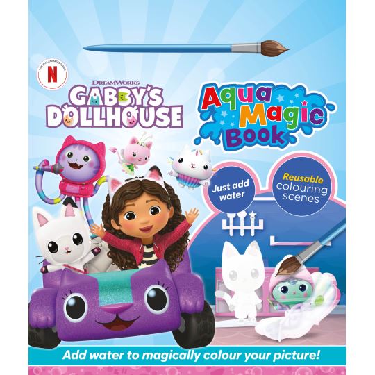 Gabby's Dollhouse Aqua Magic Book