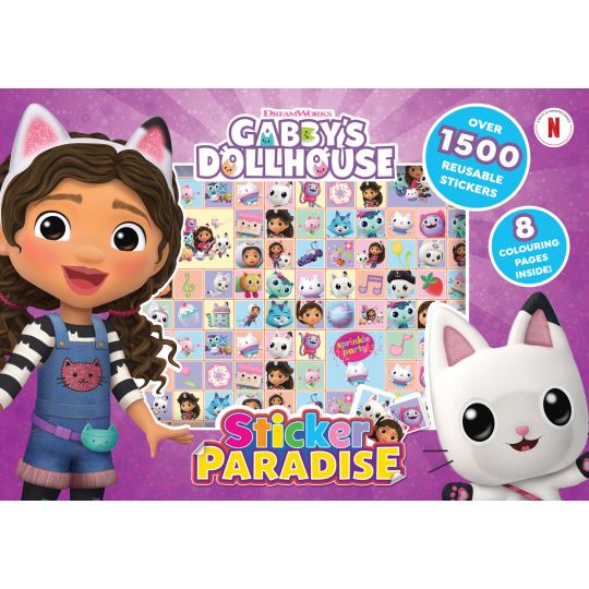 Gabby's Dollhouse Sticker Paradise