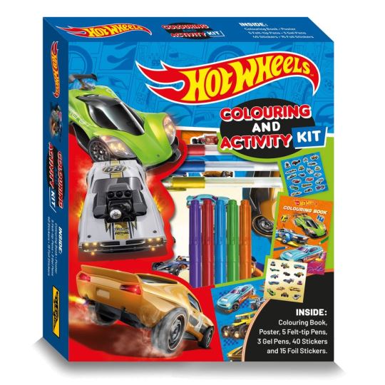 Hot Wheels Colouring & Activity Kit