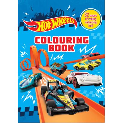 Hot Wheels Colouring Book