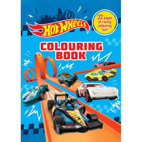 Hot Wheels Colouring Book
