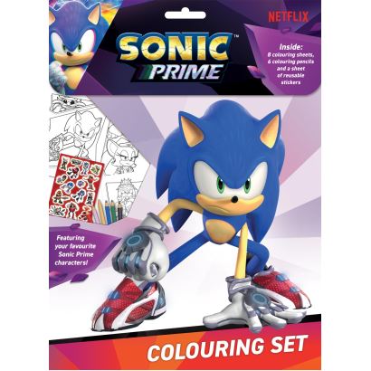 Sonic Prime Colouring Set