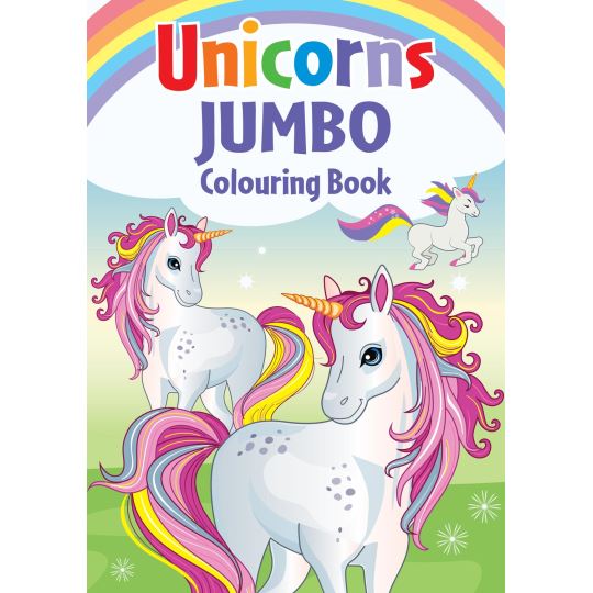 Unicorns Jumbo Colouring Book 2