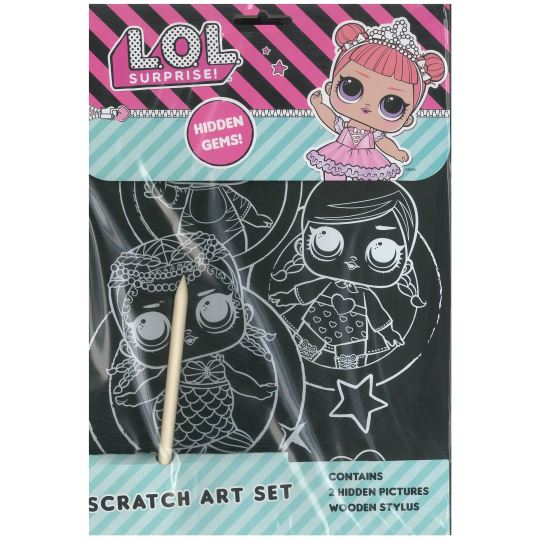 LoL  Surprıse  Scratch Art  Set 1