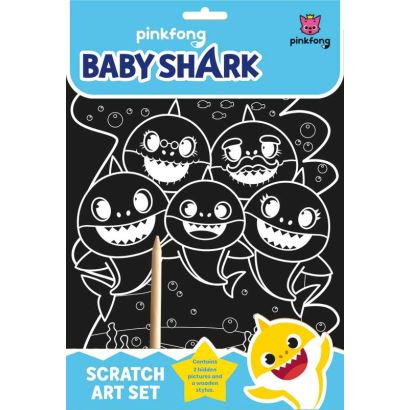 Baby Shark  Scratch Art Set 0