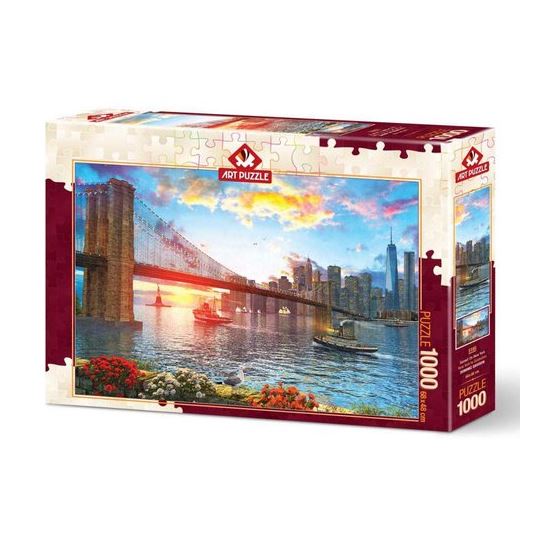 Art Puzzle New York'ta Gün Batımı 1000 Parça