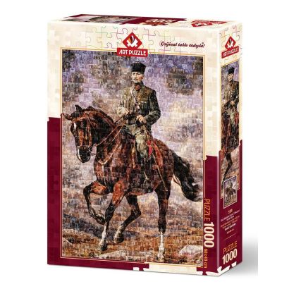 Art Puzzle Gazi Mustafa Kemal "Sakarya" İsimli Atıyla 1000 Parça