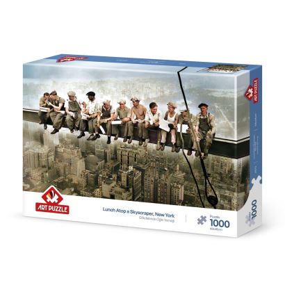 Art Puzzle Gökdelen'de Öğle Yemeği 1000 Parça