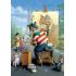 Art Puzzle Ressam Kedi 500 Parça Puzzle