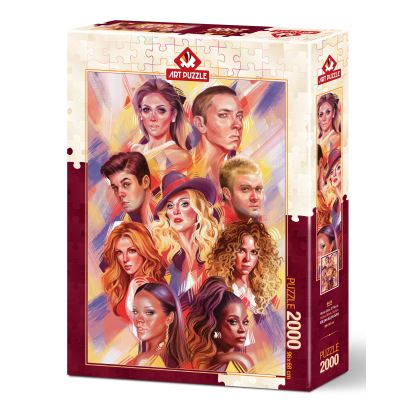 Art Puzzle Dünya Müzik Starları 2000 Parça Puzzle