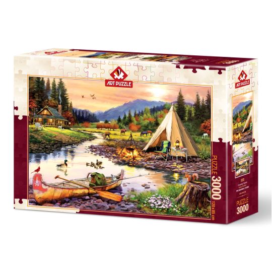Art Puzzle Kamp Dostları 3000 Parça Puzzle