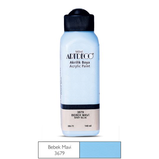 Artdeco Akrilik Boya 140ml Bebek Mavi