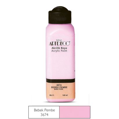 Artdeco Akrilik Boya 140ml Bebek Pembe