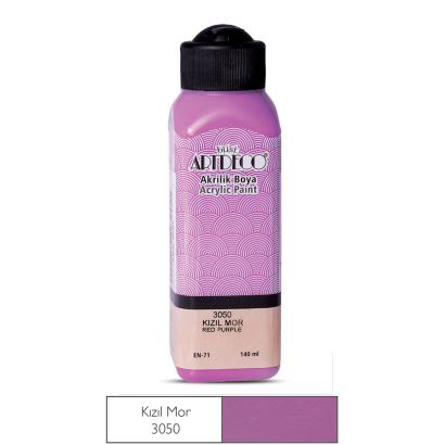 Artdeco Akrilik Boya 140ml Kızıl Mor