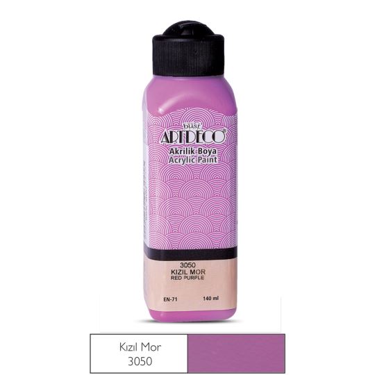 Artdeco Akrilik Boya 140ml Kızıl Mor