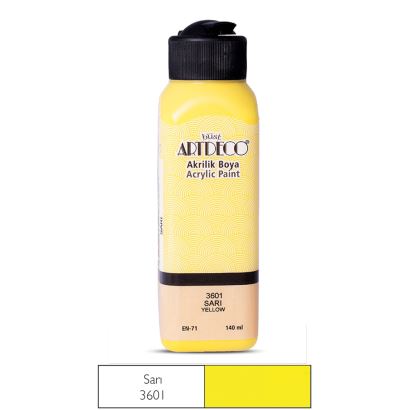 Artdeco Akrilik Boya 140ml Sarı