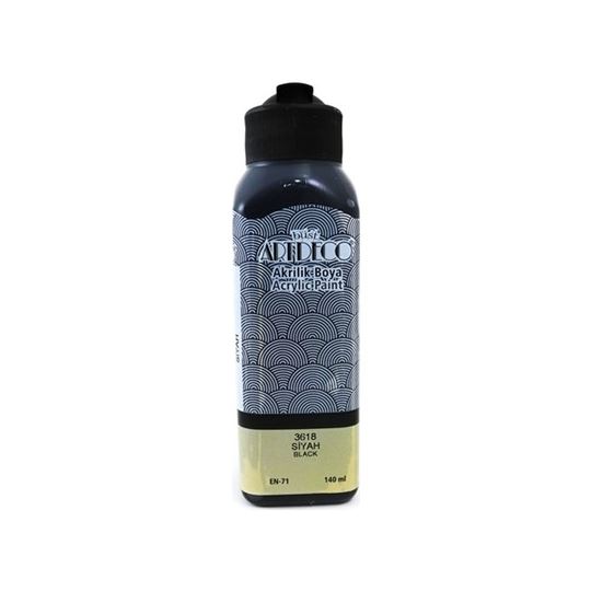 Artdeco Akrilik Boya 140ml Siyah