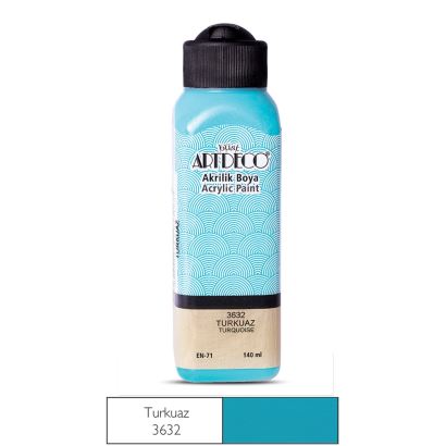 Artdeco Akrilik Boya 140ml Turkuaz