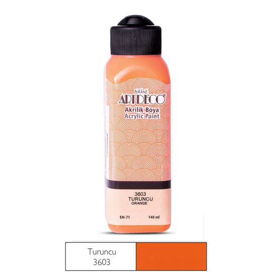 Artdeco Akrilik Boya 140ml Turuncu