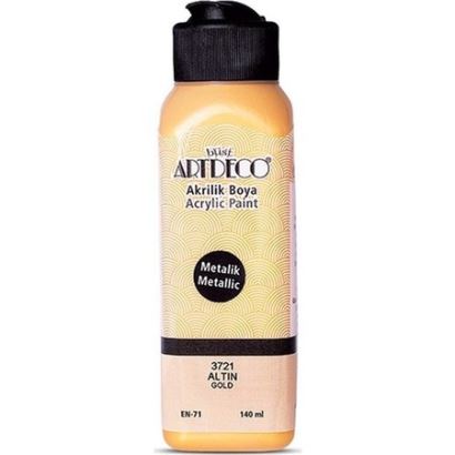 Artdeco Metalik Akrilik Boya 140ml Altın