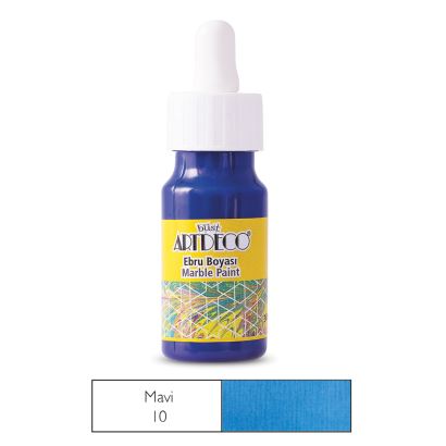 Artdeco Ebru Boyası 30ml Mavi