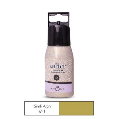 Artdeco Simli Boyutlu Boya 60ml Altın