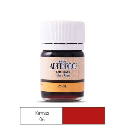 Artdeco Cam Boyası 25ml Kırmızı