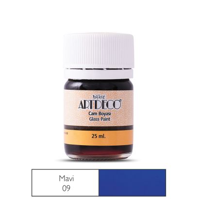 Artdeco Cam Boyası 25ml Mavi