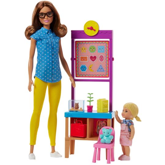 Barbie ve Meslekleri Oyun Setleri Okul Öğretmeni