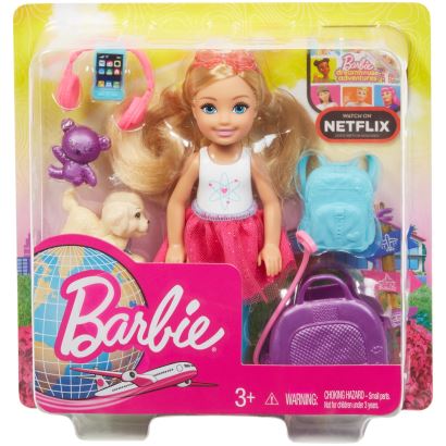 Barbie Seyahatte Chelsea ve Aksesuarları