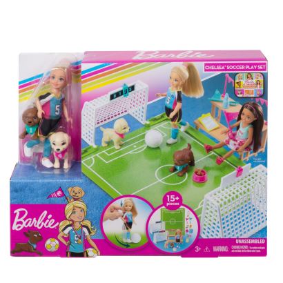 Barbie Seyahatte Futbolcu Chelsea Oyun Seti