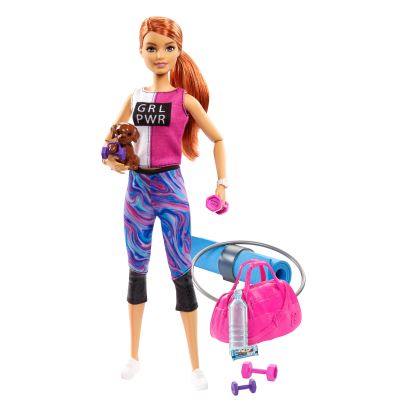 Barbie Wellness Barbie'nin Spa Günü Bebekleri Spor Temalı