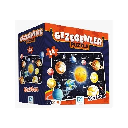 Gezegenler Eğitici Puzzle