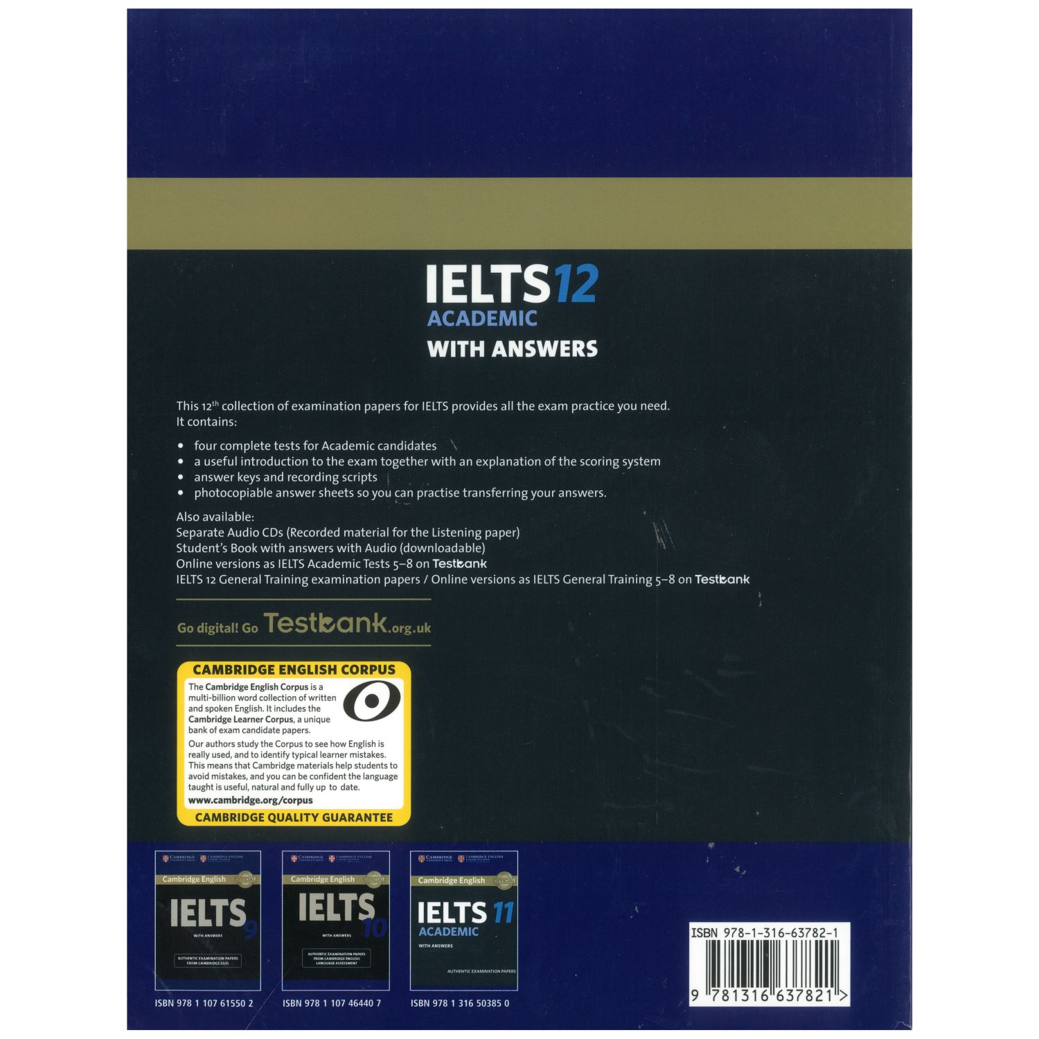 IELTs 12 Academic with Answers | Deniz Shop