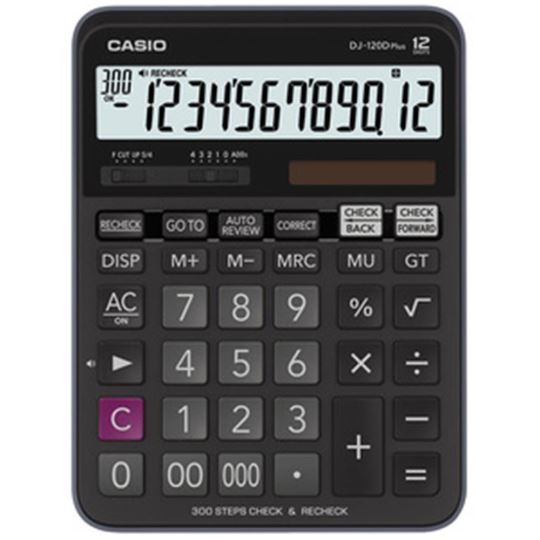 Casio Dj-120d Plus İşlem Kontrollü 12 Hane Masa Üstü Hesap Makinesi