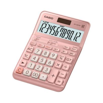 Casio Df-120fm Masa Üstü Hesap Makinesi Pembe