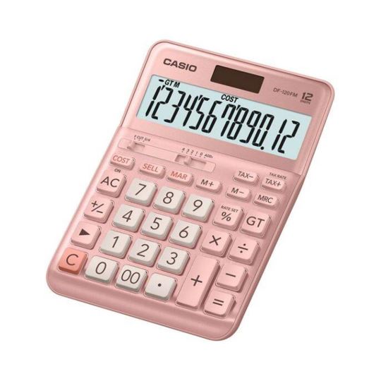 Casio Df-120fm Masa Üstü Hesap Makinesi Pembe
