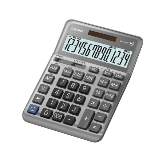 Casio Dm-1400f 14 Hane Masa Üstü Hesap Makinesi