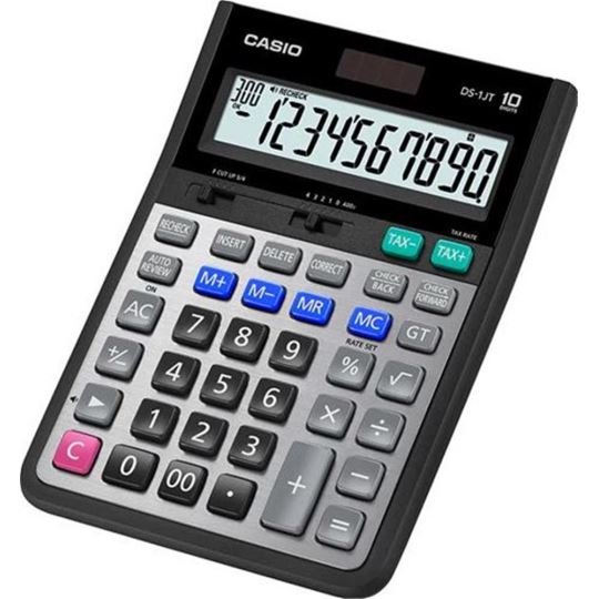 Casio Ds-1jt Profesyonel İşlem Kontrollü 10 Hane Masa Üstü Hesap Makinesi