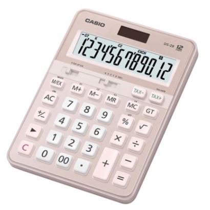 Casio Ds-2b Masa Üstü Hesap Makinesi Pembe
