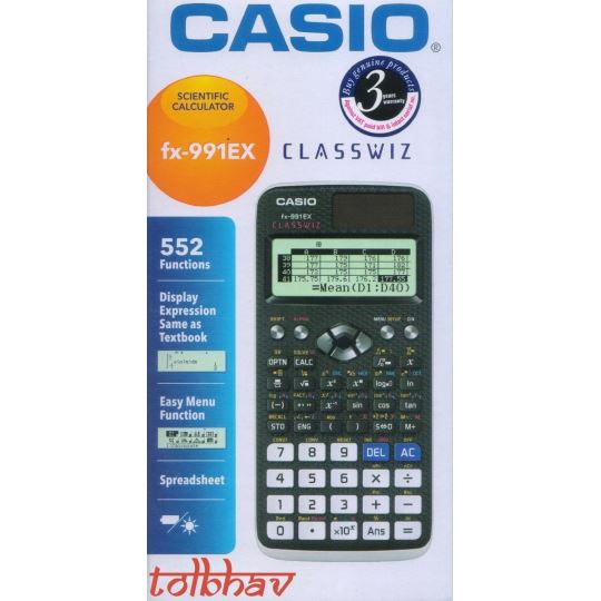 CASIO  FONKSİYONLU HESAP MAKİNESİ