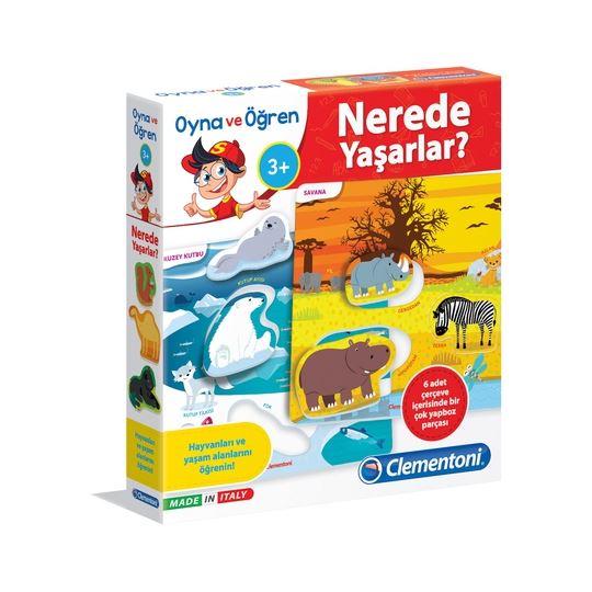 Clementoni Oyna Ve Öğren Nerede Yaşarlar?